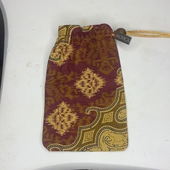 Novica Handmade Drawstring Pouch - Picture 1 of 5